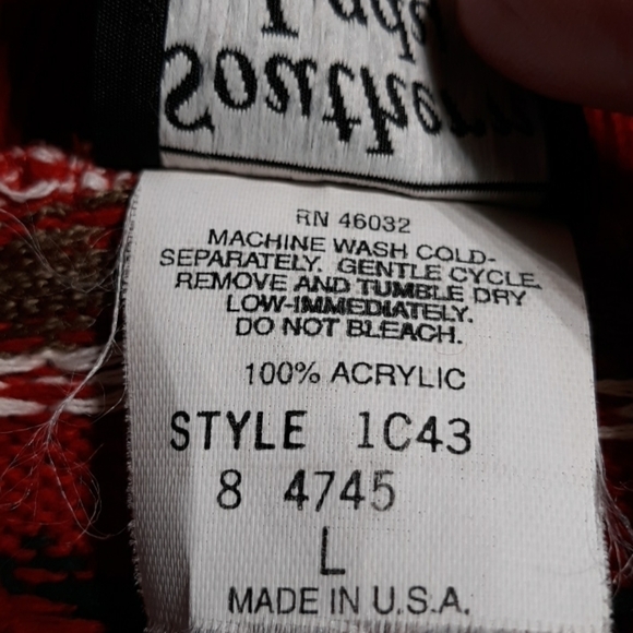 Vintage Southern Lady ugly Christmas sweater large - Picture 3 of 3